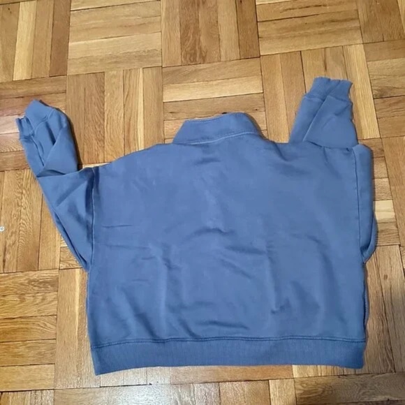 Victoria's Secret Pink 3/4 Zip Fleece in Blue - Picture 4 of 4